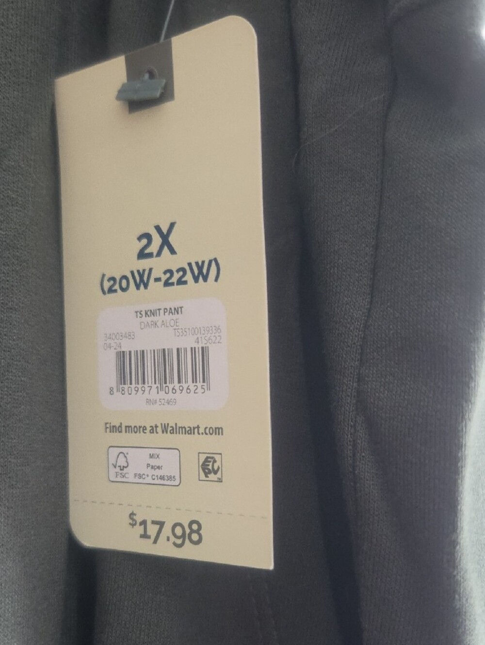 Womens Wide Leg Casual Pants - Picture 2 of 2